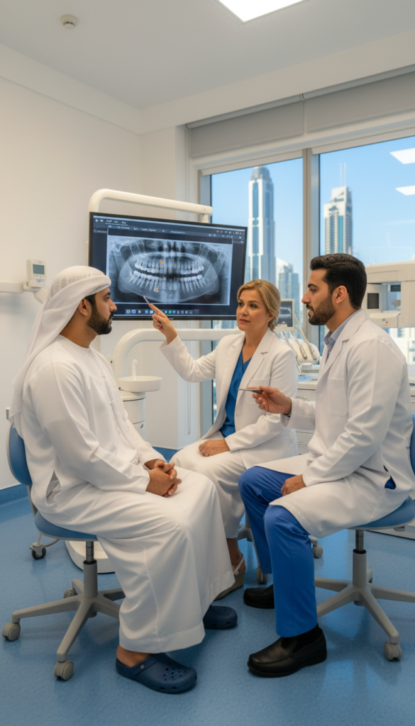 dental implant complications - Dr. Mohammed Qasem periodontist and implant specialist UAE